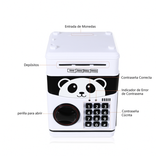 💰 ALCANCÍA ELECTRÓNICA NIÑOS 🐼