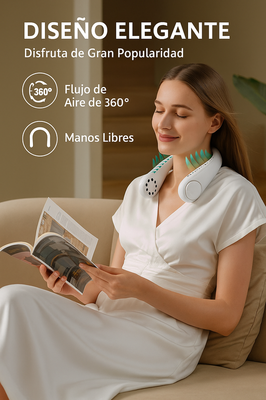 Ventilador de cuello portátil