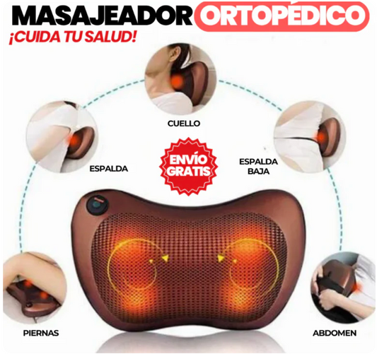 🛏️ ALMOHADA MASAJEADORA ORTOPÉDICA 💆💆