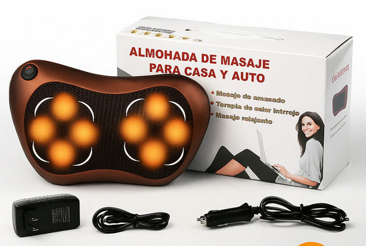 🛏️ ALMOHADA MASAJEADORA ORTOPÉDICA 💆💆
